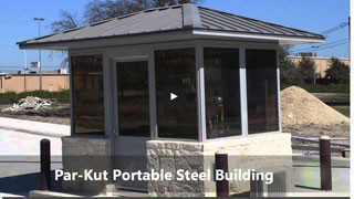 portable steel building video